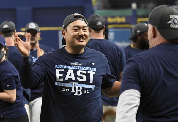 Tampa Bay Rays American League East Division Champions T-Shirt