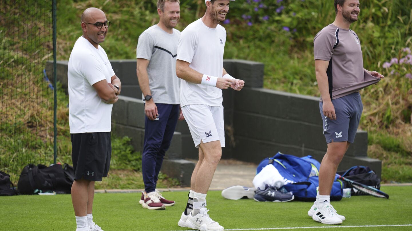 Andy Murray is still not sure whether he will be able to compete at Wimbledon - The Associated Press