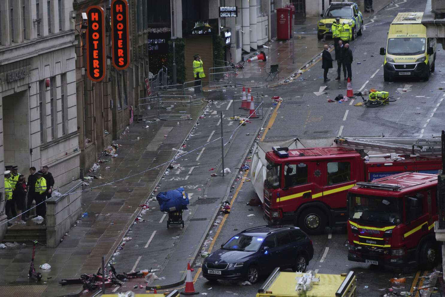 More than 45 injured after man plows car into Liverpool FC victory parade