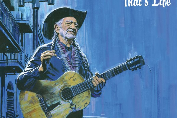 This cover image released by Legacy Recordings shows "That's Life" by WIllie Nelson, a collection of standards and classics made famous by Frank Sinatra. (Legacy Recordings via AP)