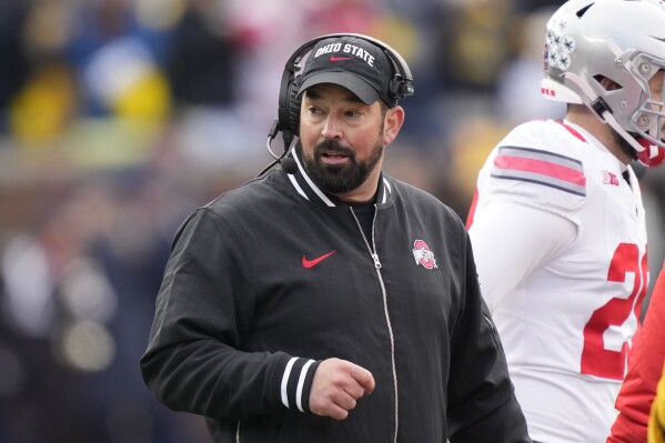 Ryan Day's decisions may haunt him after No. 3 Michigan beats No. 2 Ohio  State for 3rd straight year | AP News