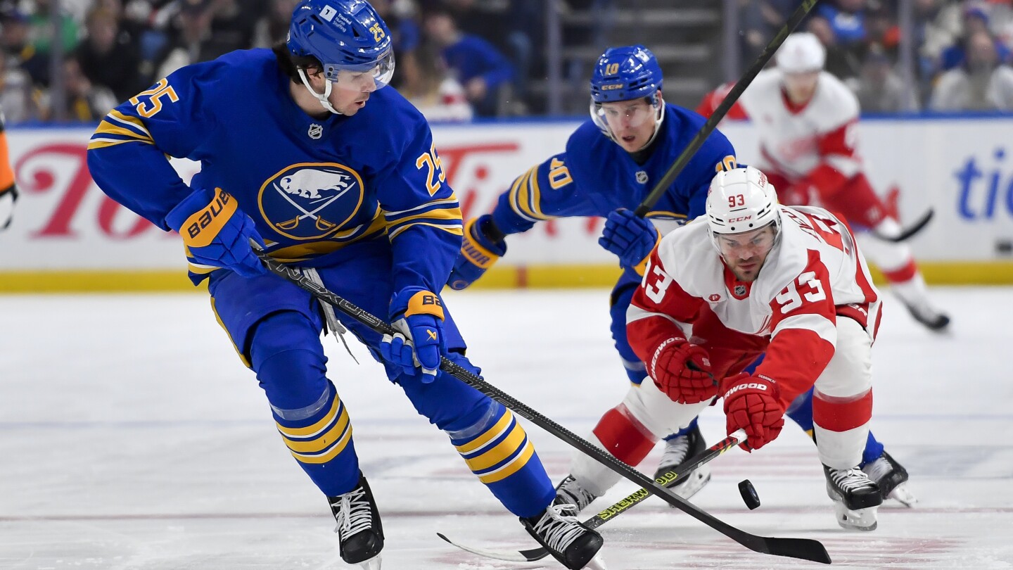 Red Wings Defeat Sabres in Shootout