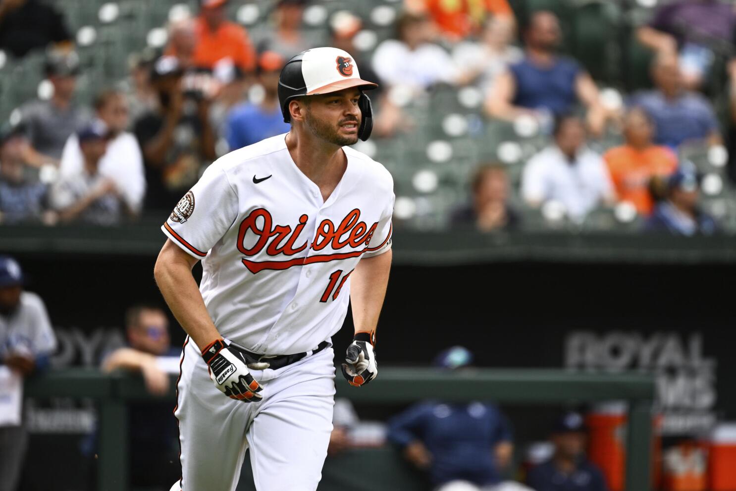 Houston Astros star Trey Mancini shares a special moment with his