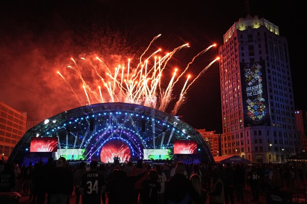 NFL draft attendance record set with more than 700,00 fans attending the event in Detroit