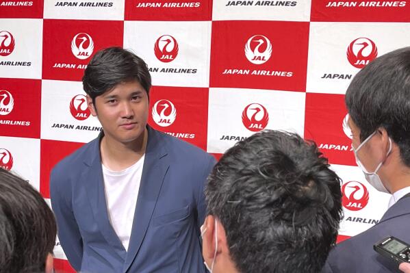 New Angel Shohei Ohtani arrives back in Japan - The Japan Times