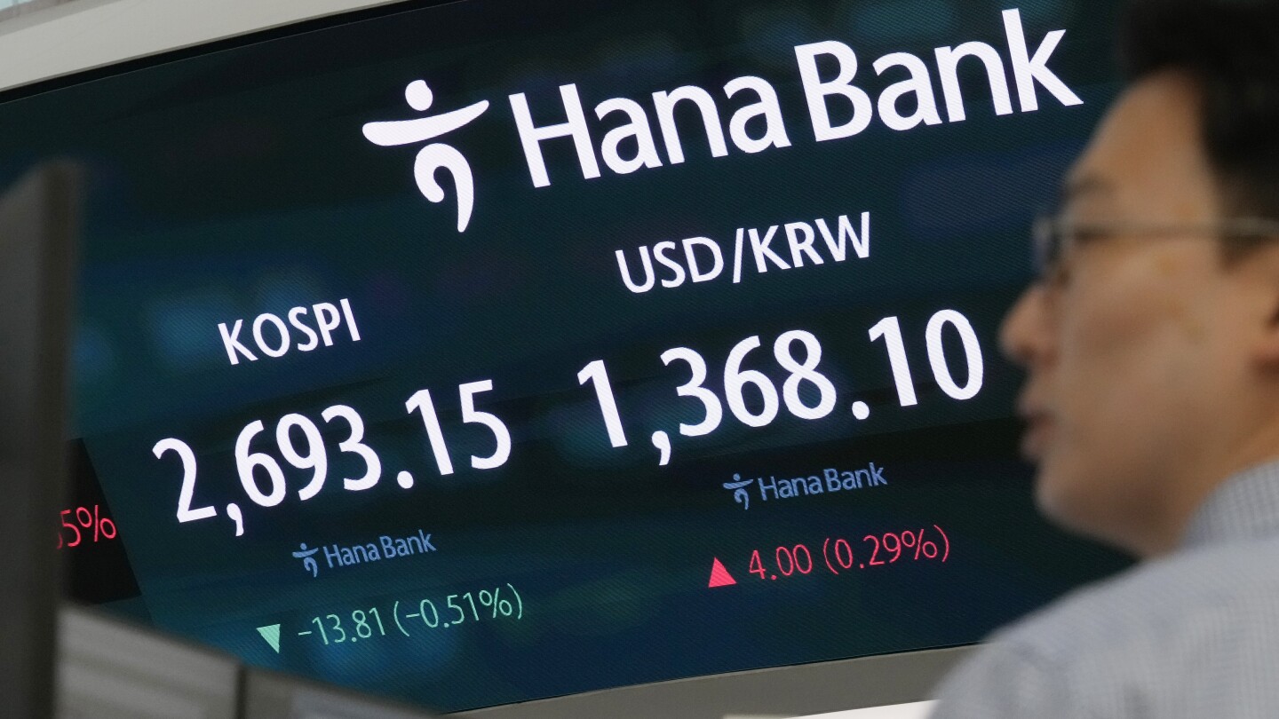 ХОНКОНГ AP — Азиатските акции бяха предимно надолу в петък