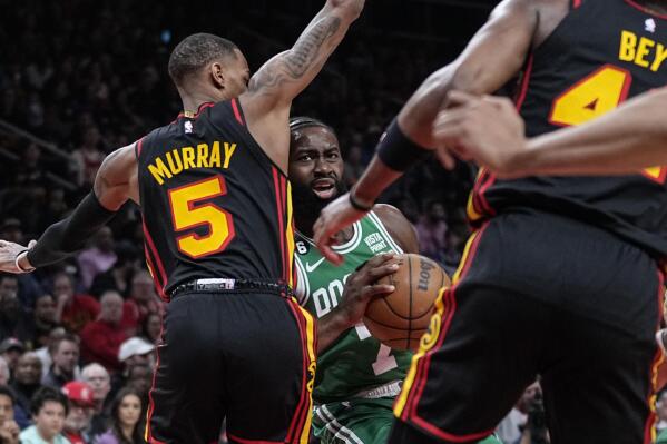Dejounte Murray Bumps Ref on Video After Celtics-Hawks; NBA