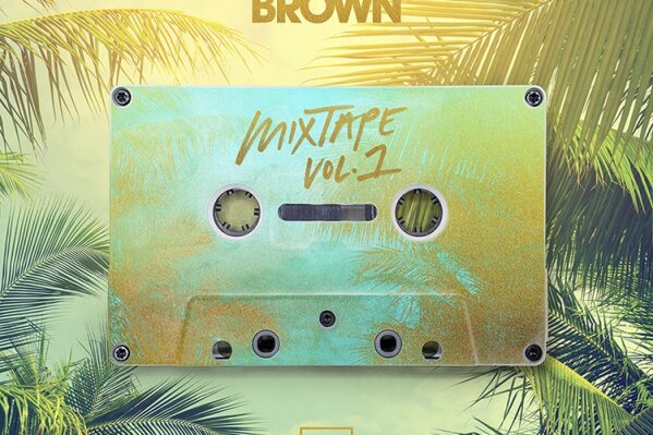 This cover image released by RCA Nashville and Zone 4 shows "Mix Tape Vol. 1," by Kane Brown. The country singer has released various singles this year, and those songs will be featured on his new seven-song mixtape coming out Friday.  (RCA Nashville and Zone 4 via AP)