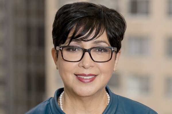 Nellie Borrero, Senior Strategic Advisor for Global Inclusion & Diversity at Accenture, is shown in an undated photo. Borrero is author of a new book detailing her 30-year effort to build DEI (diversity, equity, and inclusion) practices at the company. (Brett Deutsch, Deutsch Photography/Accenture via AP).