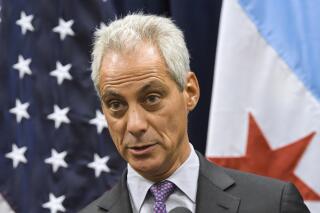 FILE- In this Jan. 15, 2017 file photo, then Chicago Mayor Rahm Emanuel speaks during a news conference in Chicago. President Joe Biden is expected to nominate former Chicago Mayor Rahm Emanuel to serve as ambassador to Japan, according to a person familiar with the president's decision. (AP Photo/Matt Marton)