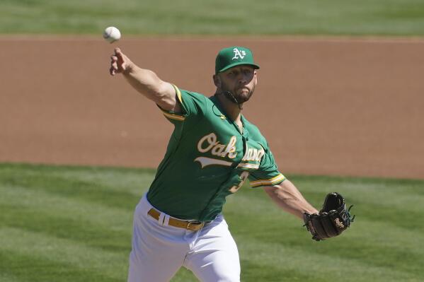 A's Matt Chapman leaves game after fouling ball off shin, likely out Sunday