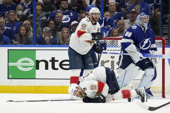 Vasilevskiy stops 49 shots helping the Lightning sweep the Panthers