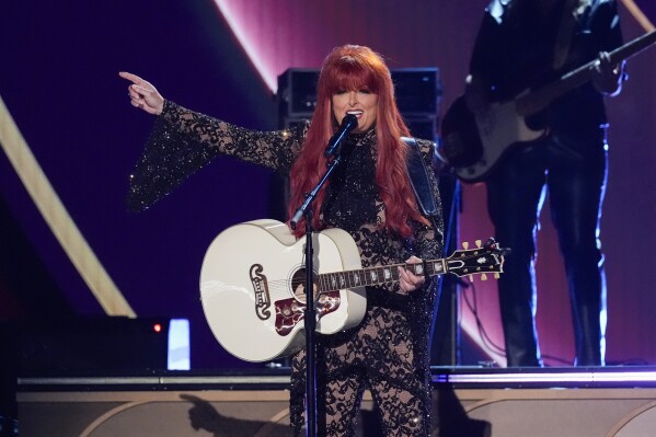 Wynonna Judd performs "Why Not Me" during the 60th annual Academy of Country Music Awards on Thursday, May 8, 2025, in Frisco, Texas. (AP Photo/Chris Pizzello)