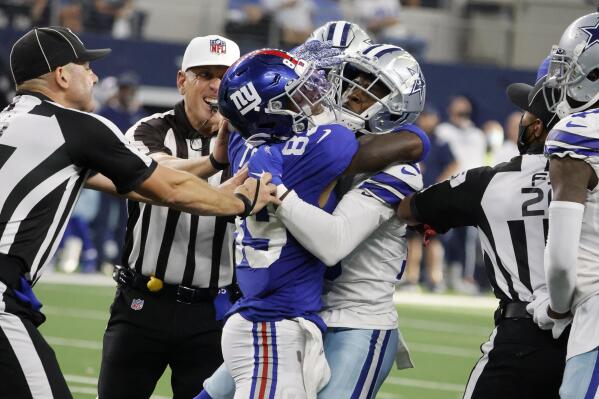 Toney apologizes for ejection in loss to Dallas Cowboys