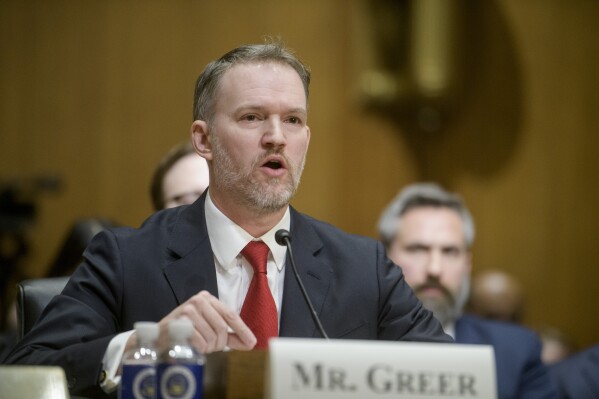 Senate Finance Committee approves Jamieson Greer, Trump's choice to be top  U.S. trade negotiator | AP News