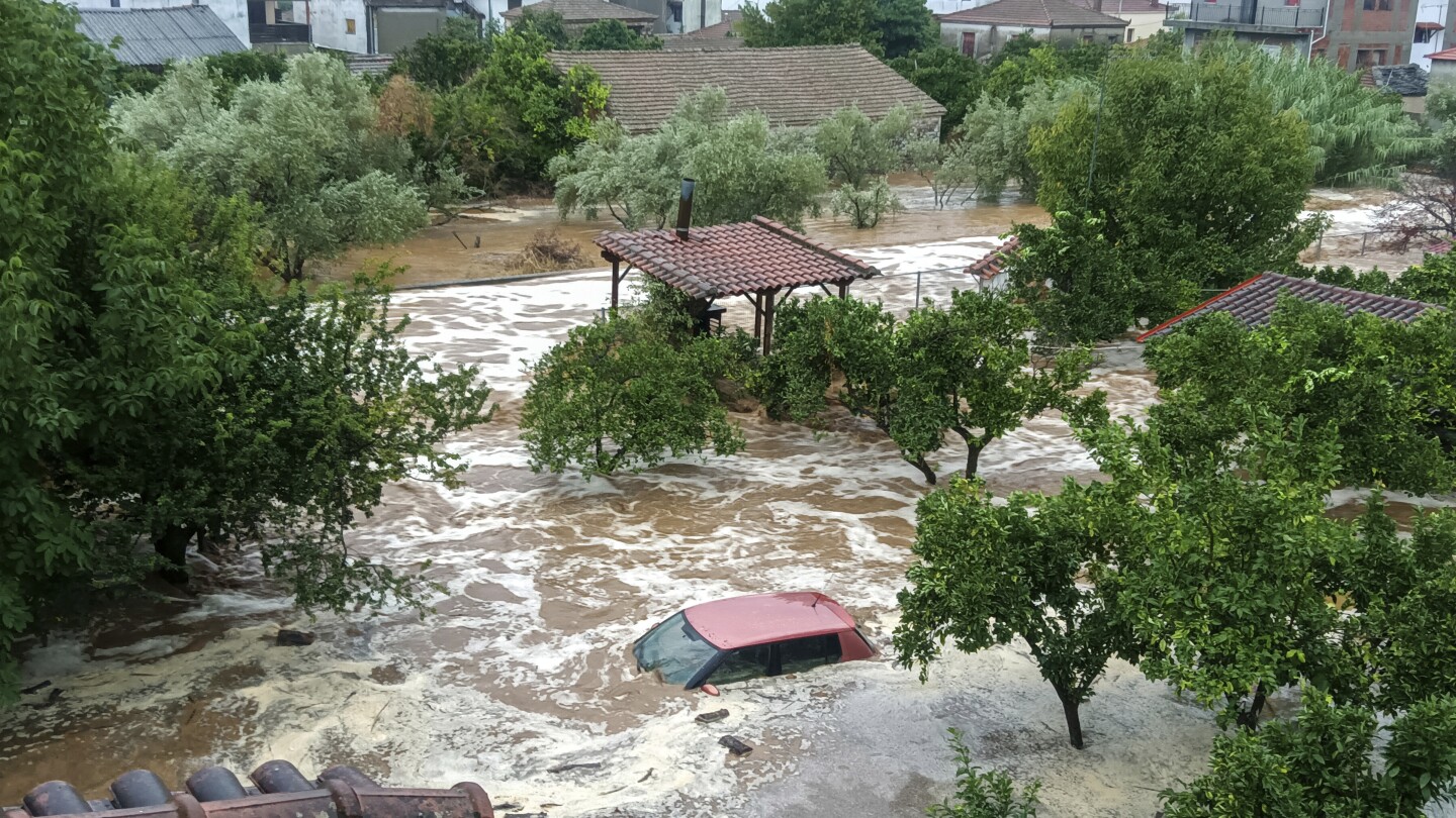 At least 7 people die as severe rainstorms trigger flooding in Greece, Turkey and Bulgaria