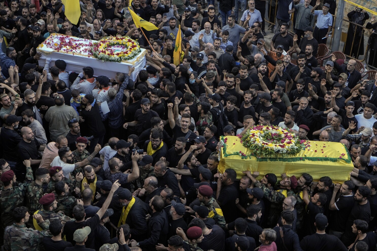 Hezbollah fires new volley at Israel as fears of greater war mount after electronic devices bombing