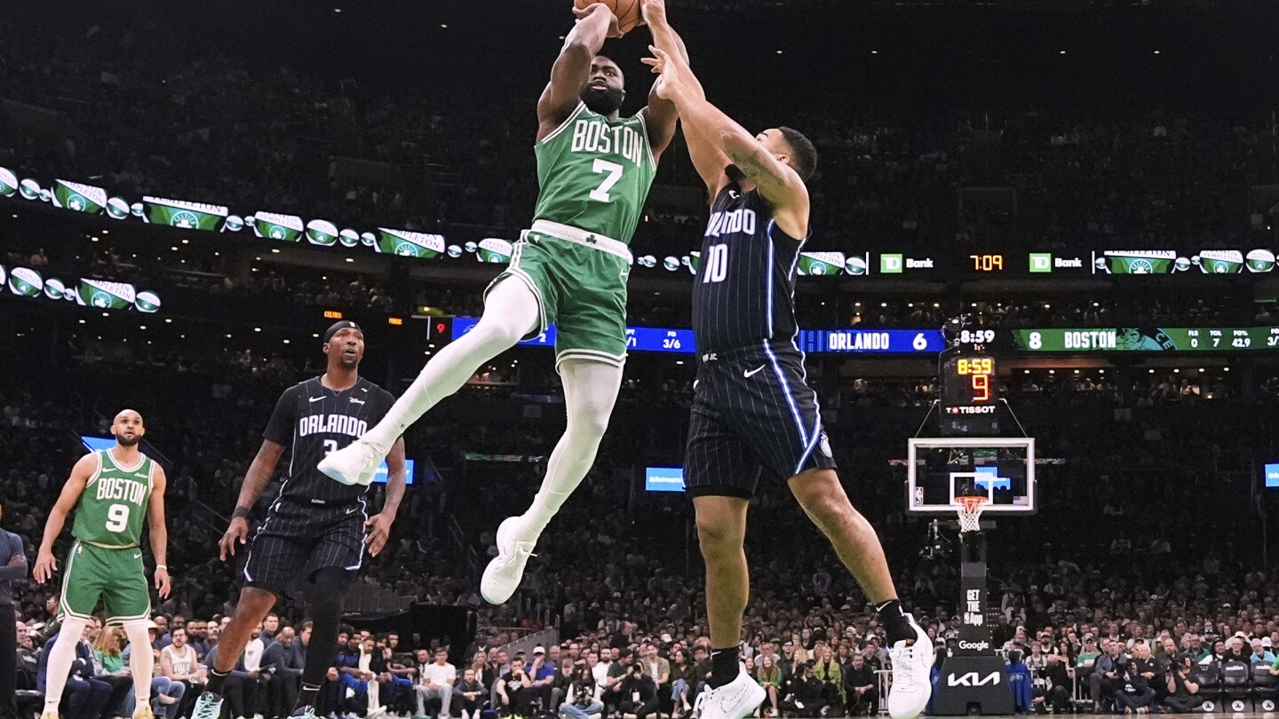 BOSTON AP — Jaylen Brown had 36 points and 10