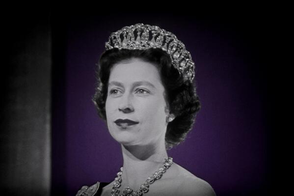 In this illustration from a 1960 photo, Queen Elizabeth II is shown wearing a tiara. (AP Photo)