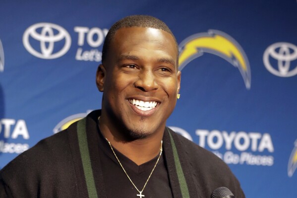 San Diego Chargers tight end Antonio Gates speaks after an NFL football game against the Kansas City Chiefs Sunday, Jan. 1, 2017, in San Diego. (AP Photo/Alex Gallardo, File)