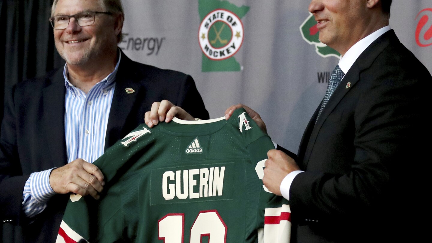 Wild GM Guerin aims for Kaprizov extension and aggressive summer spending with cap constraints gone