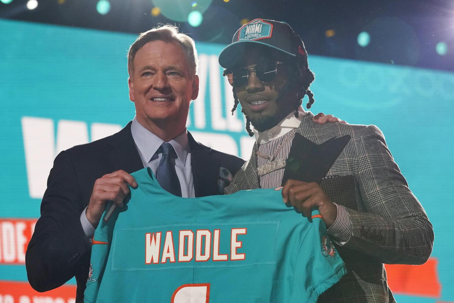 Tua and Waddle jersey in the Hall of Fame : r/miamidolphins