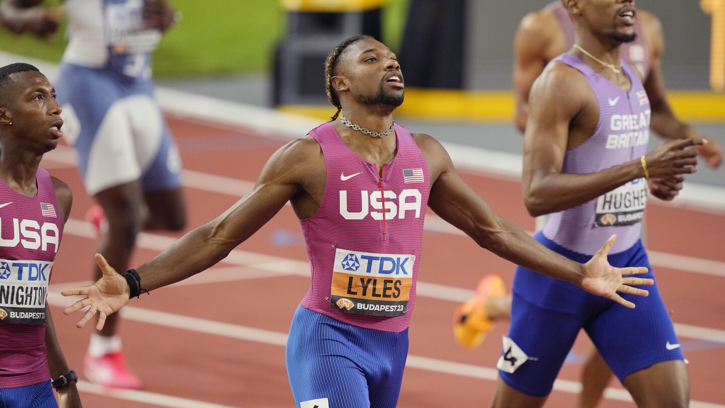 Noah Lyles wins 200meter world title and looks to a star at