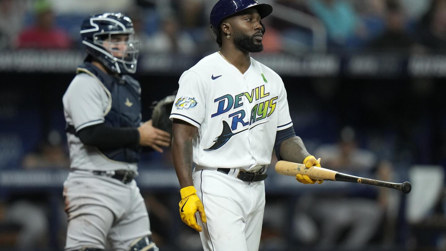 Randy Arozarena leads Rays' power display in 8-4 win vs Yankees