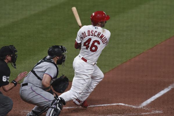 Paul Goldschmidt RBI Single St Louis Cardinals at Boston Red Sox