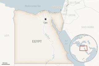 This is a locator map for Egypt with its capital, Cairo. (AP Photo)