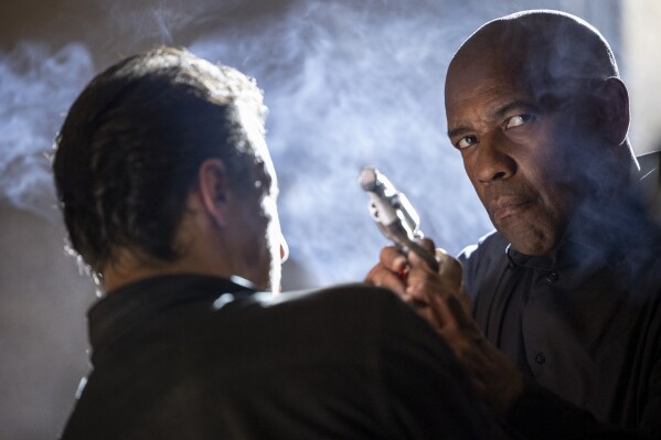 This image released by Sony Pictures Entertainment shows Denzel Washington in a scene from 