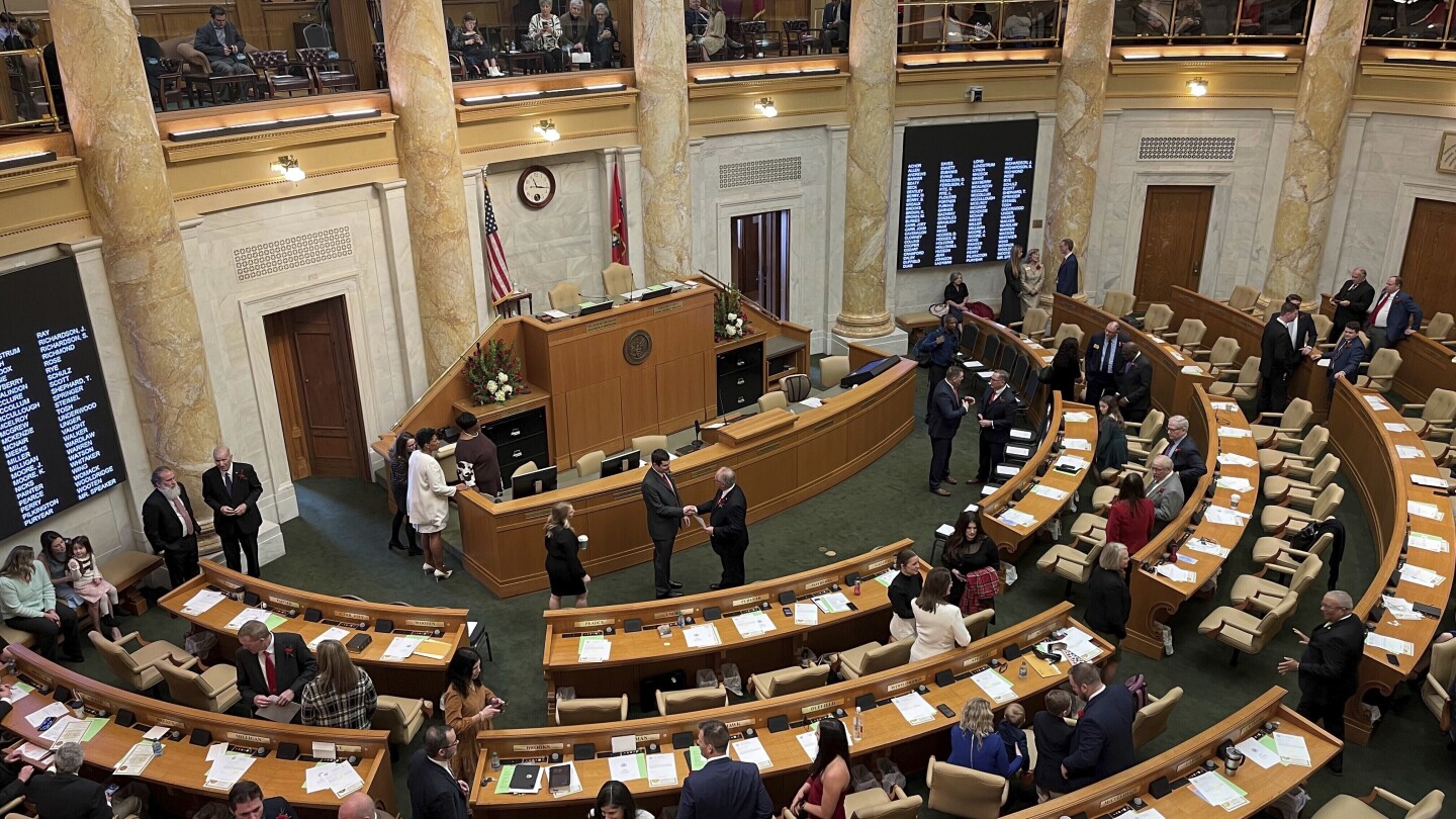ЛИТЪЛ РОК Арканзас AP — Законодателите на Арканзас се събират