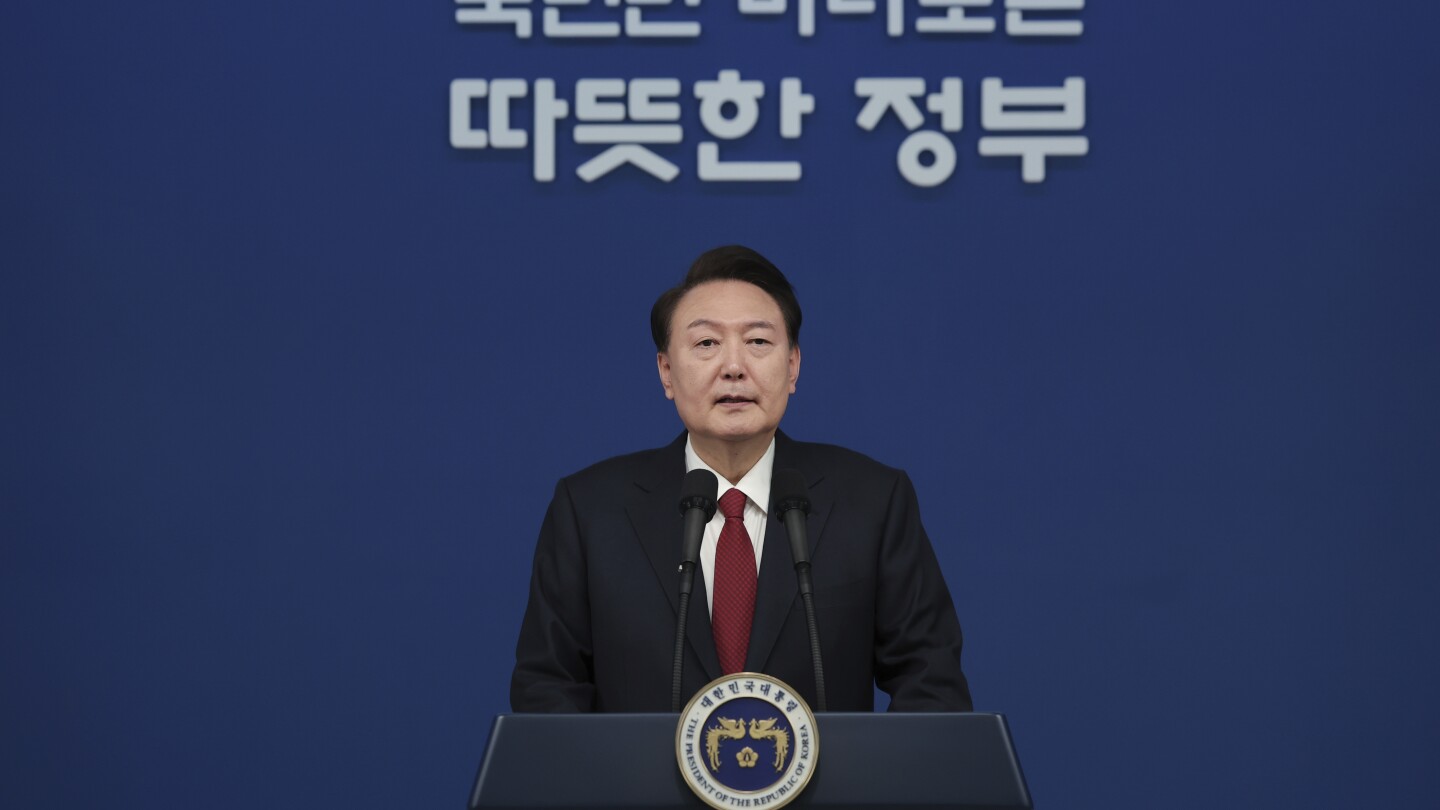 СЕУЛ, Южна Корея (АП) — Президентът на Южна Корея Юн