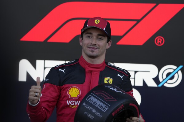 Ferraris to start 1-2 in F1 Mexico City Grand Prix with Leclerc on pole  position next to Sainz