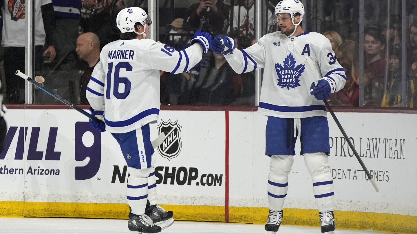 ТЕМПЕ Аризона AP — Auston Matthews отбеляза своите 50 и и