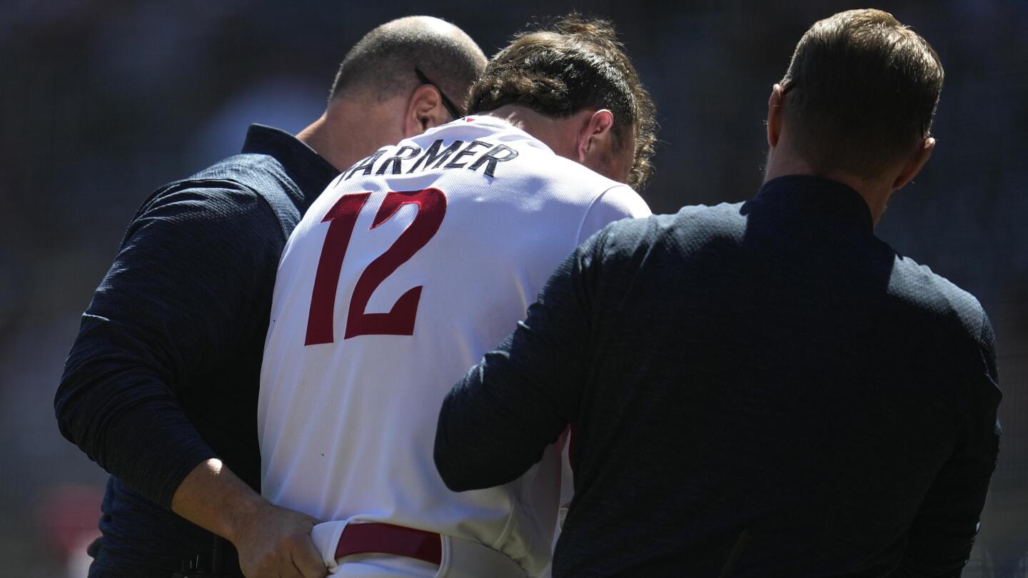 Minnesota Twins' Kyle Farmer needs surgery after being hit in face