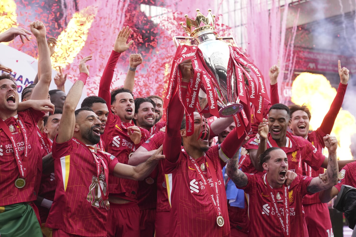 Liverpool starts Premier League title defense against Bournemouth