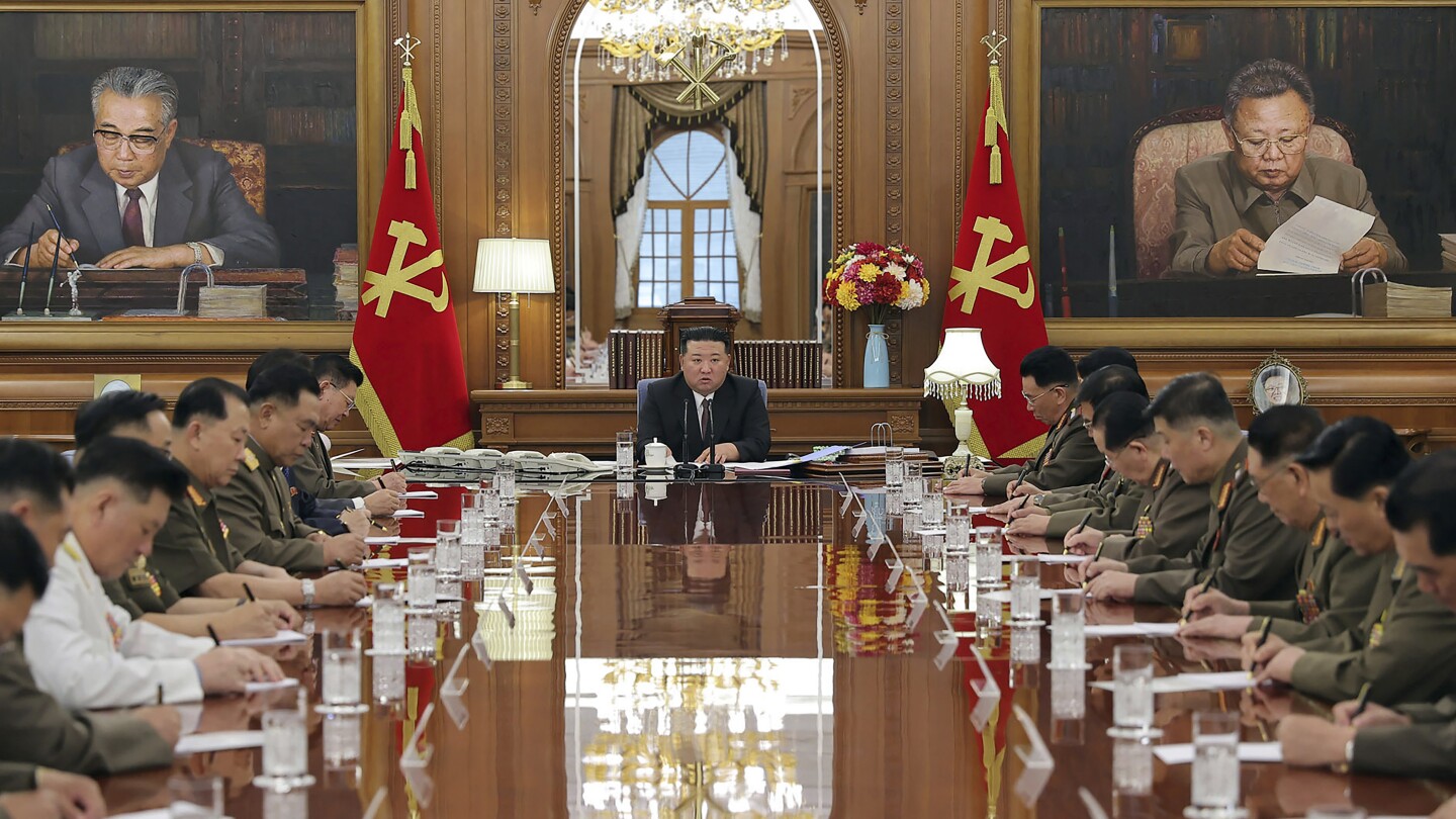 North Korean leader Kim calls on his army to sharpen war plans while his opponents prepare exercises