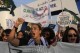 Activists demonstrate for climate justice and a ceasefire in the Israel-Hamas war at the COP28 U.N. Climate Summit, Saturday, Dec. 9, 2023, in Dubai, United Arab Emirates. (APPhoto/Rafiq Maqbool)