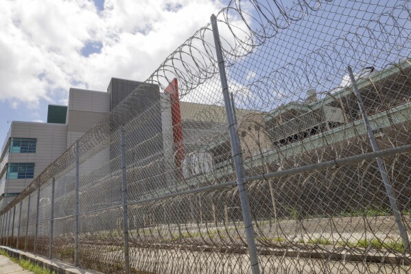 The Orleans Parish jail is pictured in New Orleans on Friday, May 16, 2025.(Brett Duke /The Advocate via AP, file)