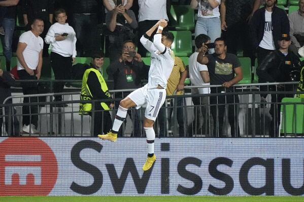 Ronaldo nets 1st Europa League goal as United beats Sheriff