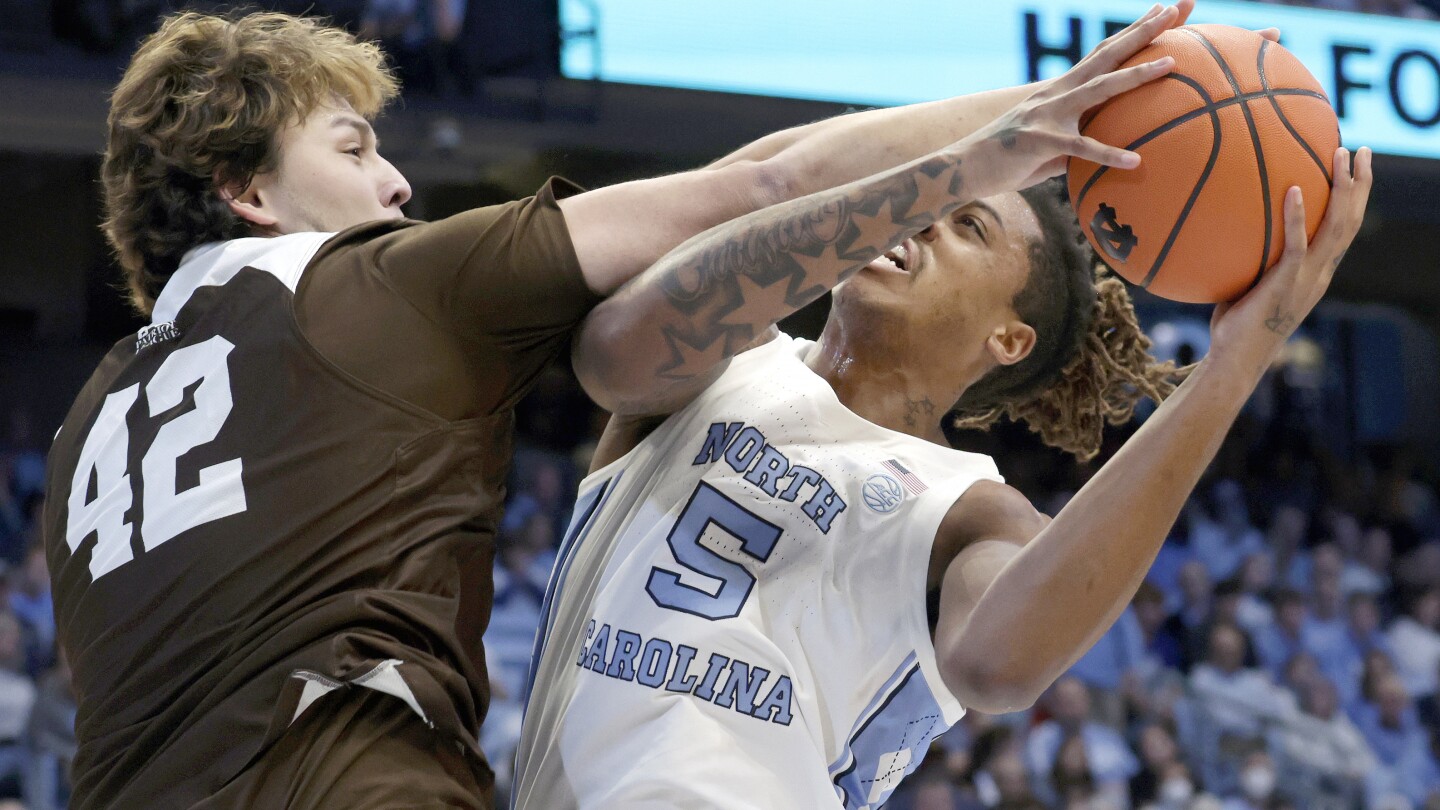 Armando Bacot, R.J. Davis carry No. 19 North Carolina past Lehigh 90-68