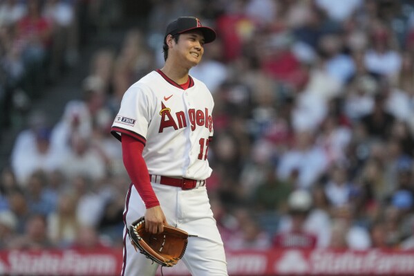 Baseball: Shohei Ohtani walks 7 on 50 pitches in Angels