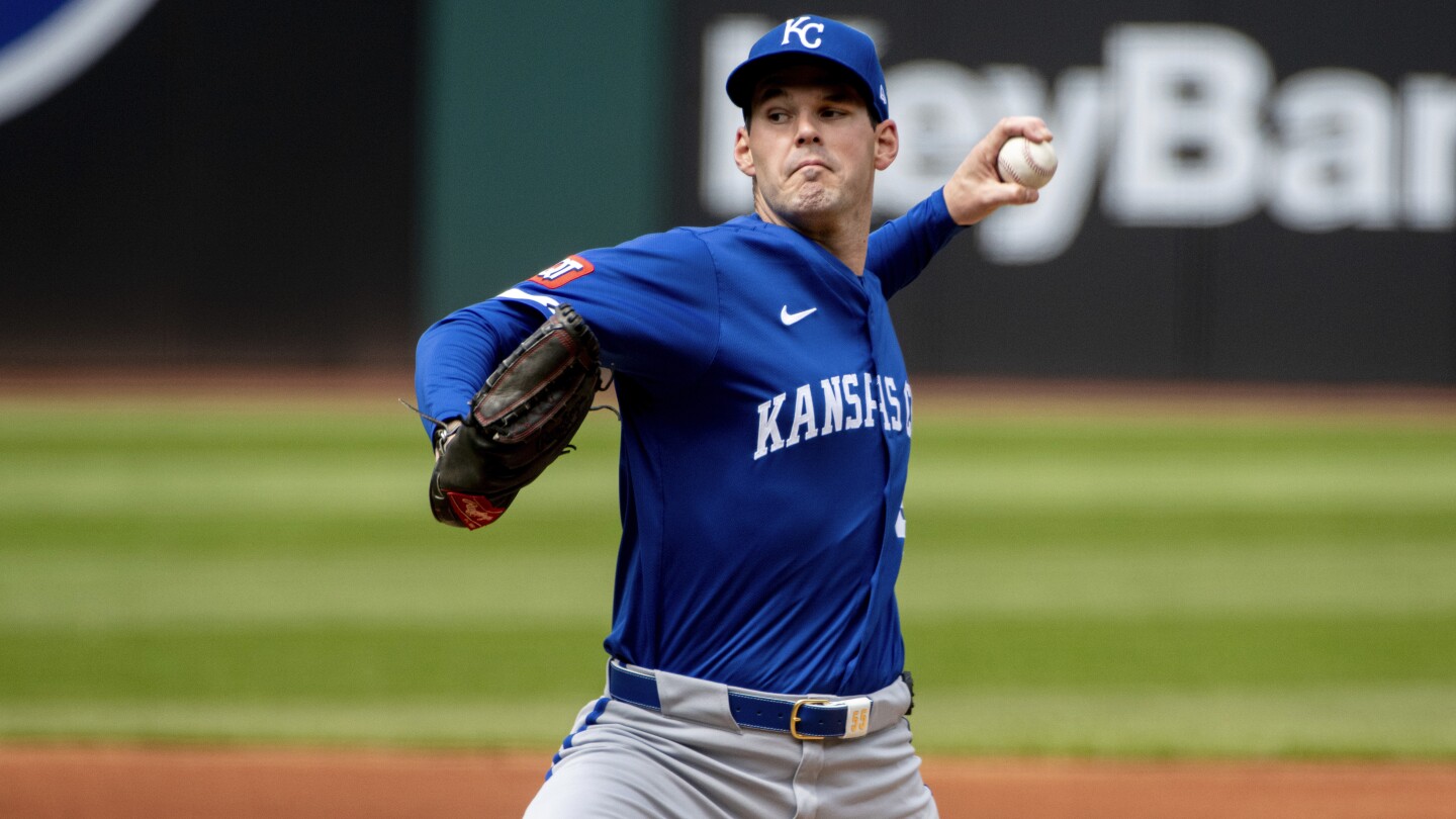 Cole Ragans Strikes Out 10 in Royals' Win Over Guardians