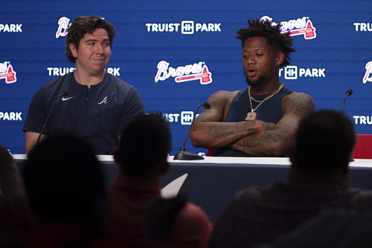 Velocidad de la recta de Strider baja ligeramente en juego simulado; Acuña se rehabilita en Gwinnett