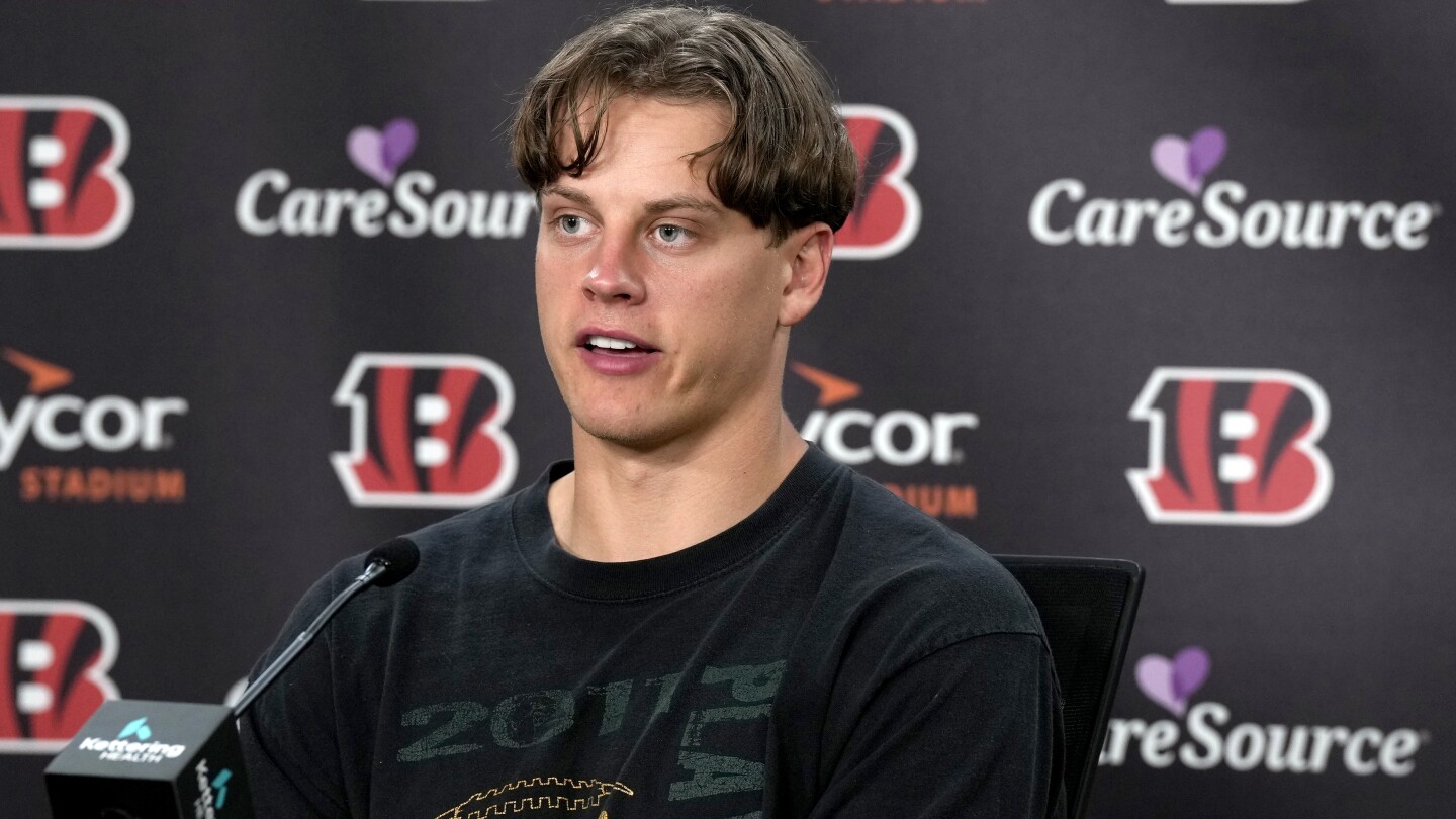 Bengals QB Joe Burrow, now the NFL’s highest-paid player, says contract talks weren’t a distraction