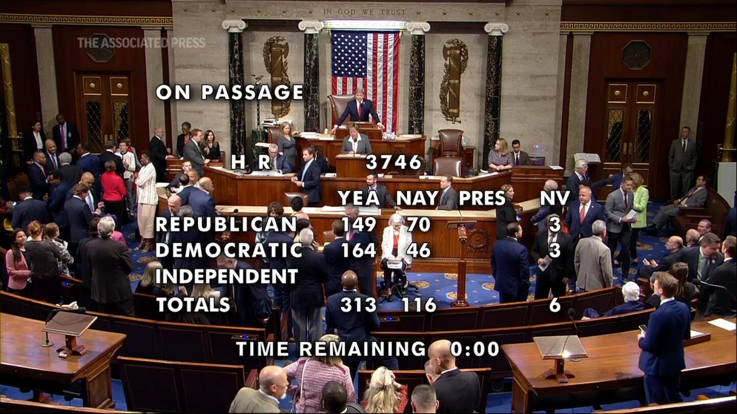 House OKs debt ceiling bill to avoid default, sends Biden-McCarthy deal to Senate