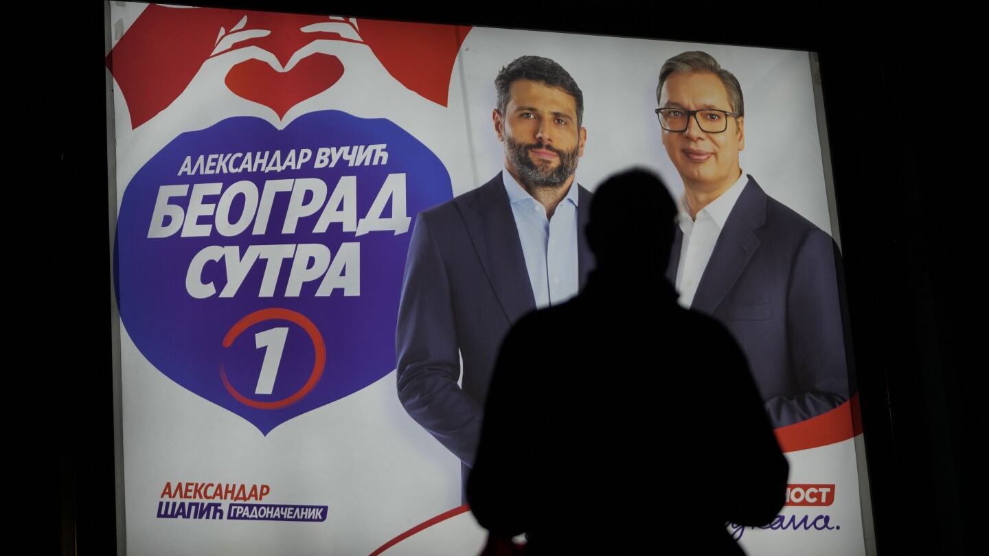 БЕЛГРАД, Сърбия (AP) — Гласоподавателите в Сърбия ще отидат до