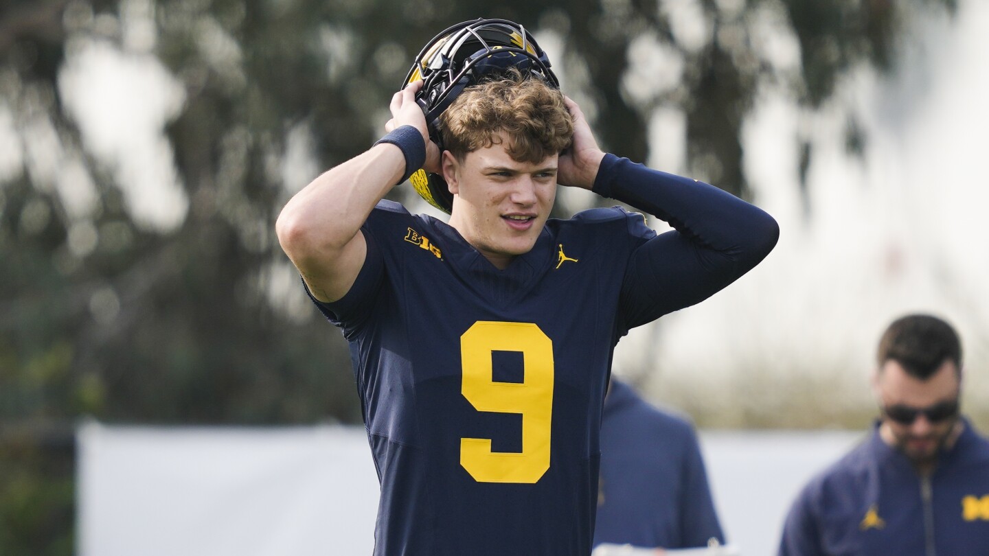Michigan QB McCarthy focused on Rose Bowl, Wolverines' title hopes, not his potential NFL future | AP News
