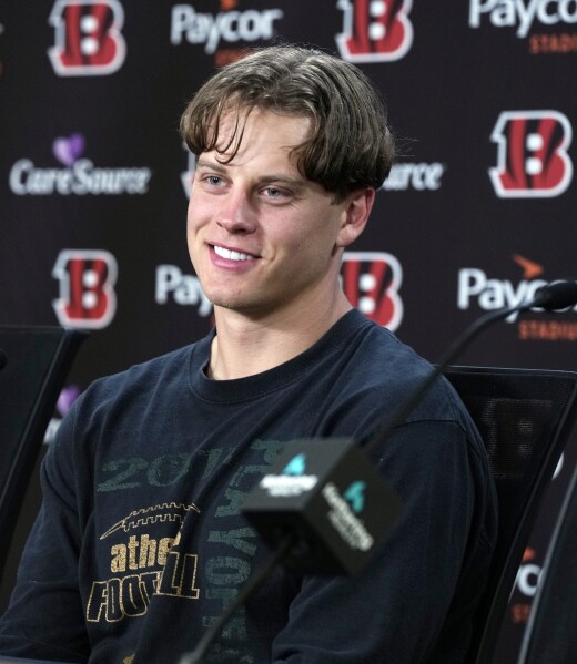 Bengals QB Joe Burrow, now the NFL's highest-paid player, says